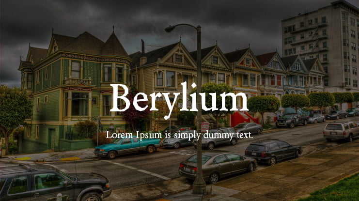 Berylium Font Family