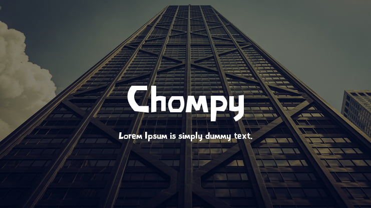 Chompy Font