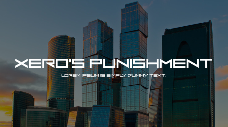 Xero's Punishment Font