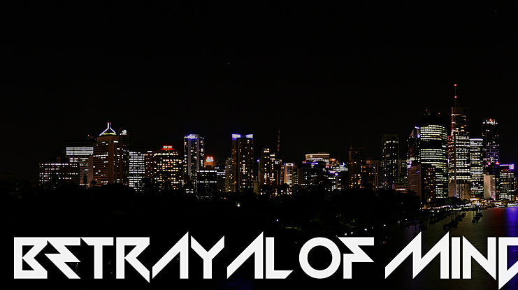Betrayal of Mind Font
