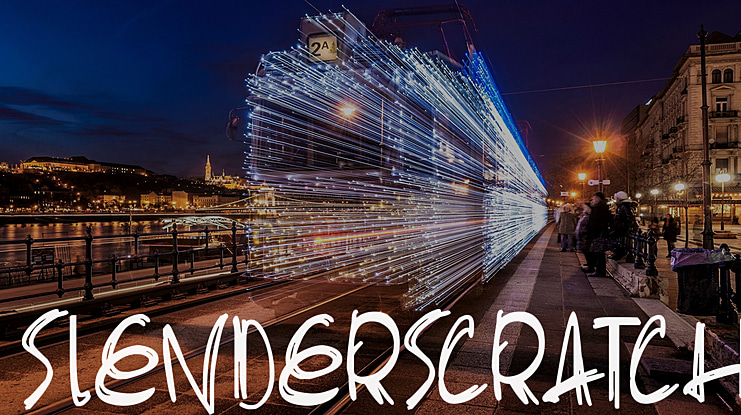 Slenderscratch Font Family