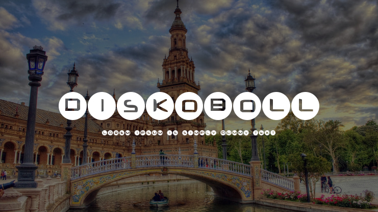 Diskoboll Font