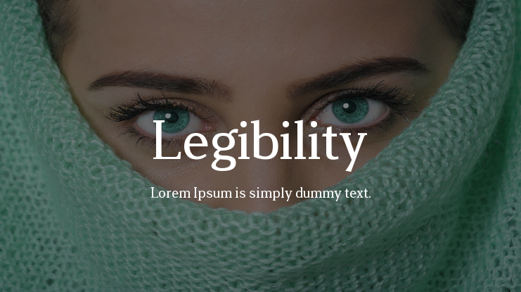 Legibility Font
