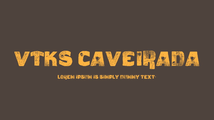 VTKS Caveirada Font
