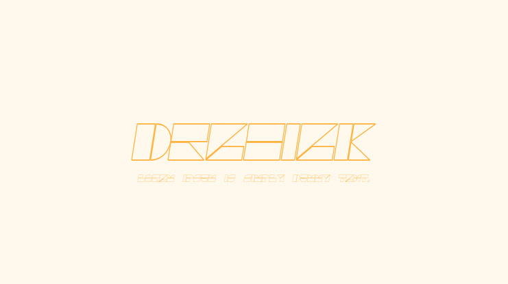 Drebiek Font Family