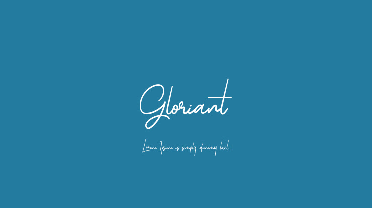 Gloriant Font