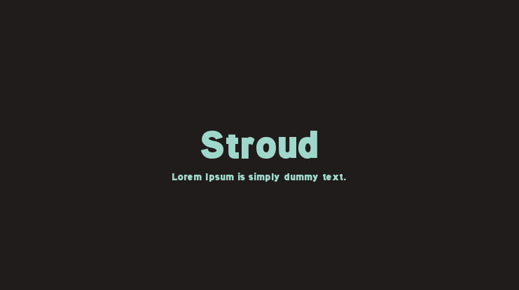 Stroud Font
