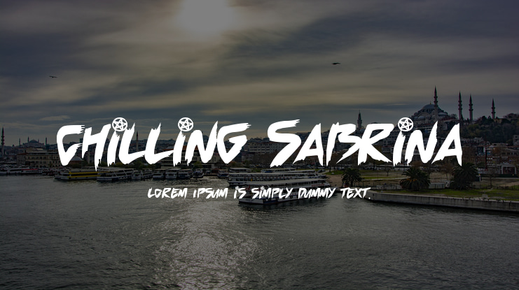 Chilling Sabrina Font