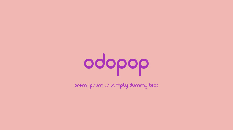 Dodopop Font Family