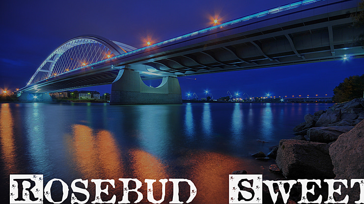 Rosebud Sweet Font