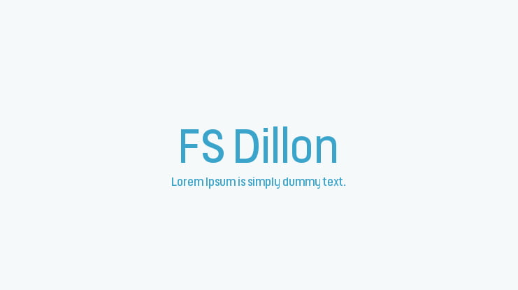 FS Dillon Font Family