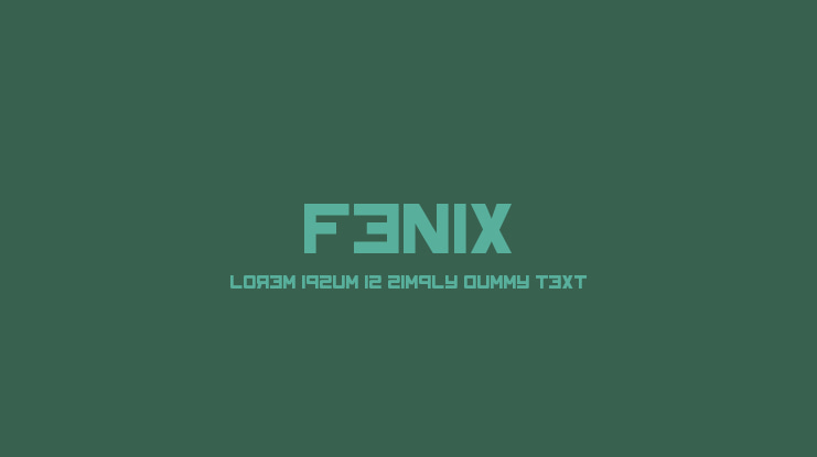 Fenix Font