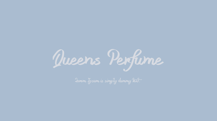 Queens Perfume Font