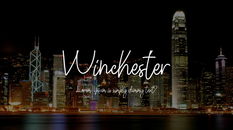 Winchester Font
