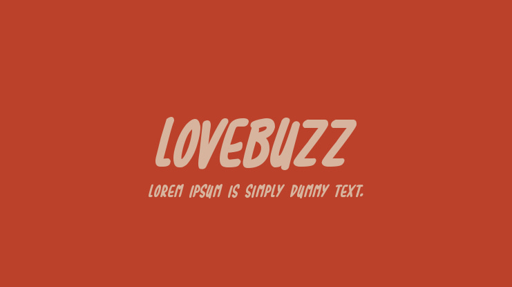 Lovebuzz Font Family
