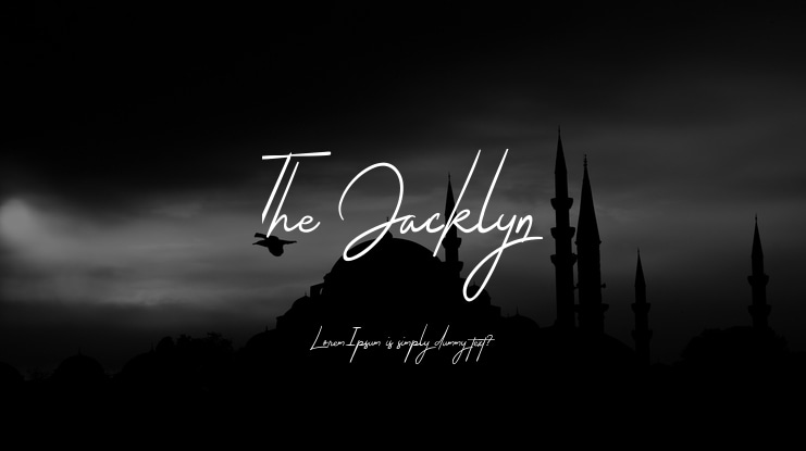 The Jacklyn Font