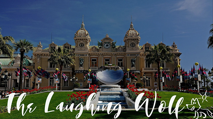 The Laughing Wolf. Font