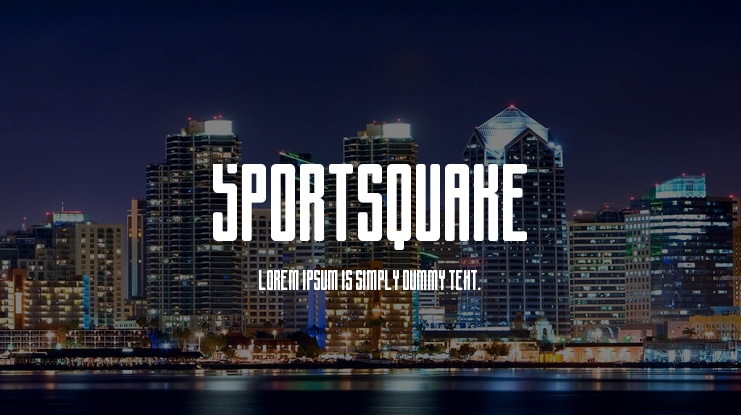 Sportsquake Font