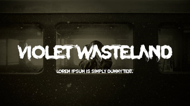 Violet Wasteland Font