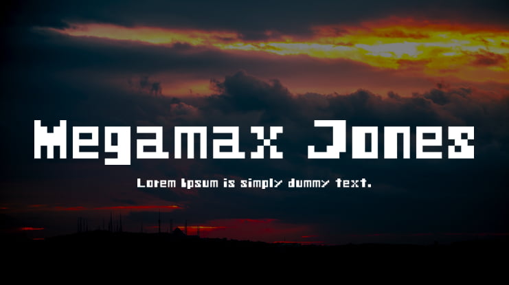 Megamax Jones Font