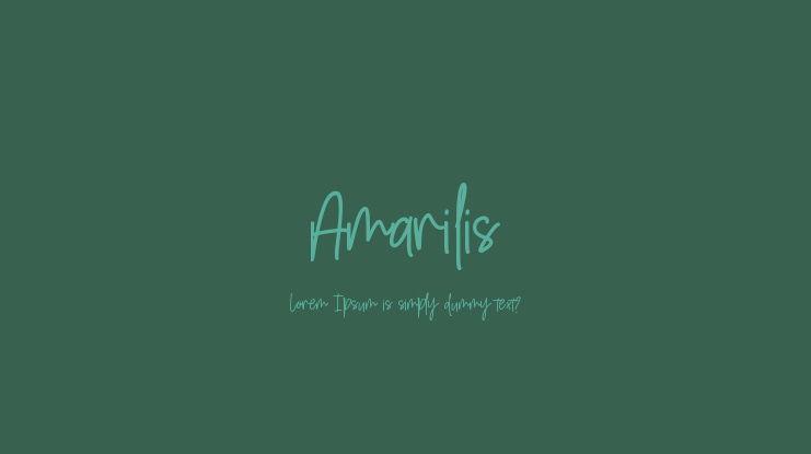 Amarilis Font