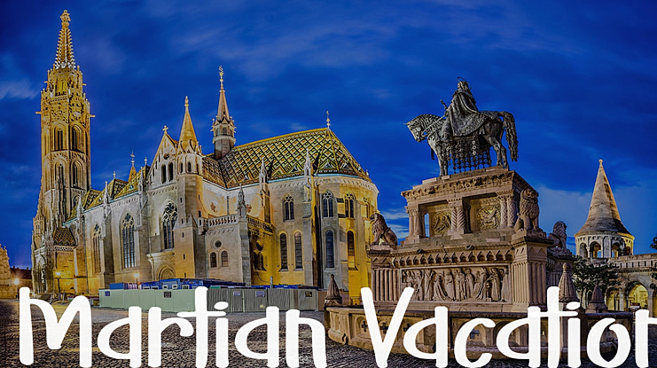 Martian Vacation Font