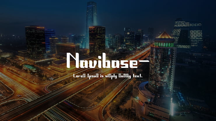 Navibase- Font