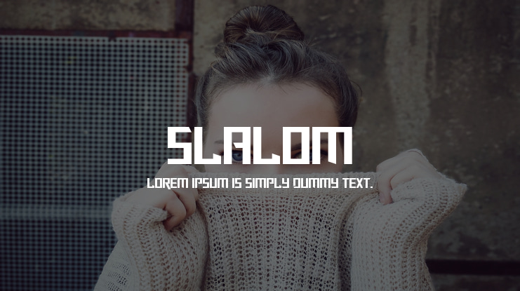 Slalom Font