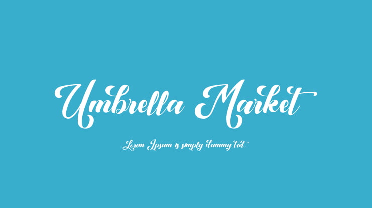 Umbrella Market Font