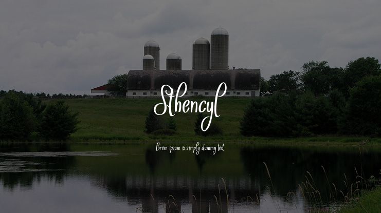 Sthencyl Font