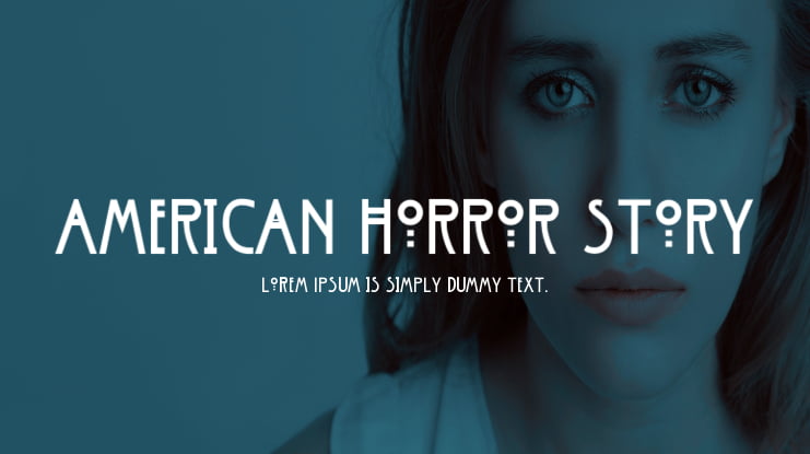 American Horror Story Font Family