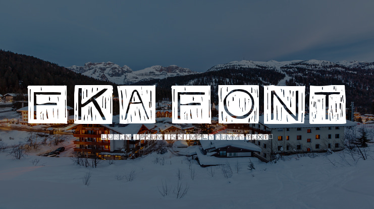 FKA Font