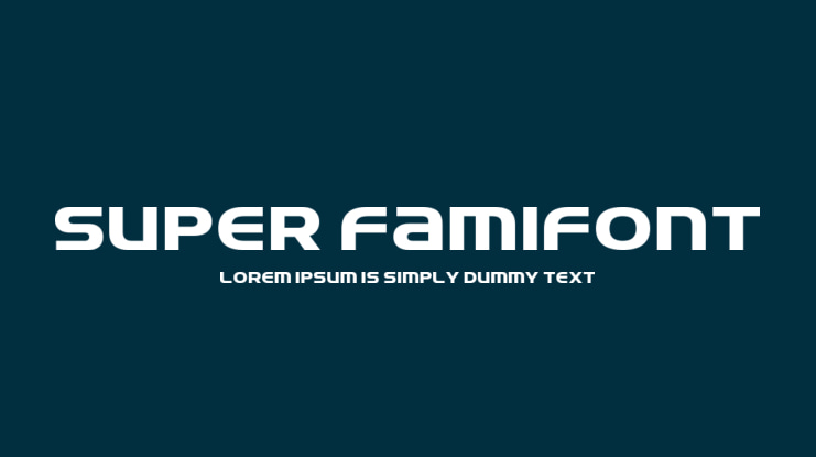 Super FamiFont Font