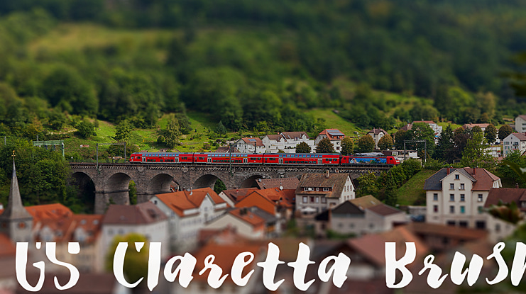 GS Claretta Brush Font