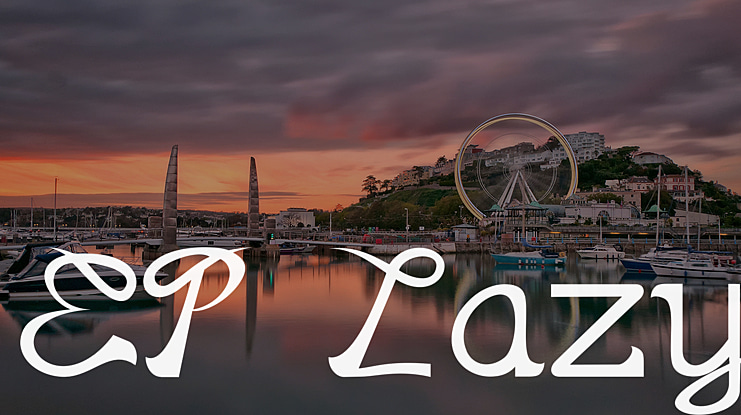 EP Lazy Font