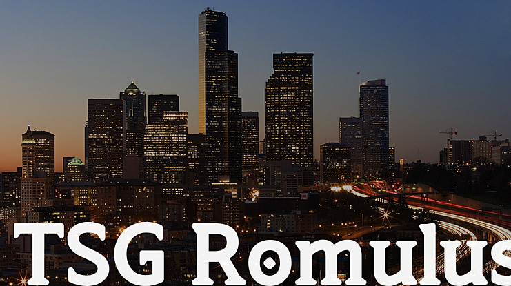 TSG Romulus Font