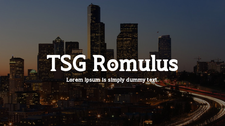 TSG Romulus Font