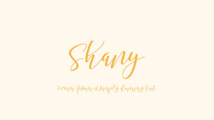 Shany Font