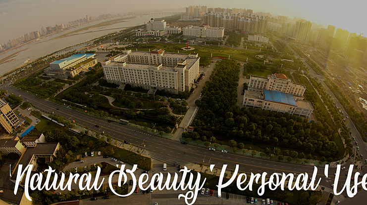 Natural Beauty Personal Use Font