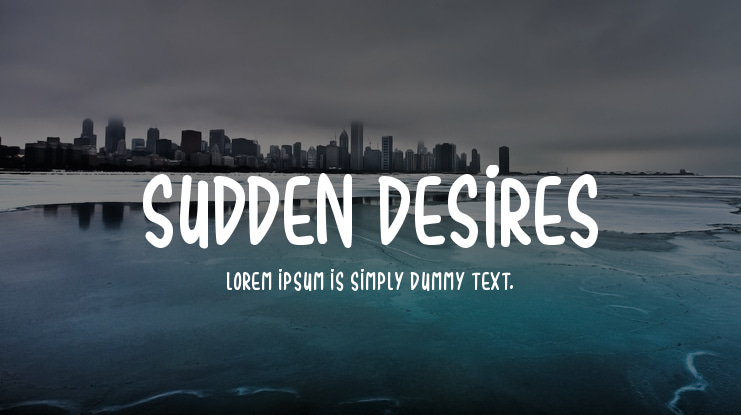 Sudden Desires Font Family