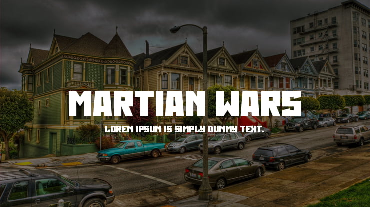 Martian Wars Font Family