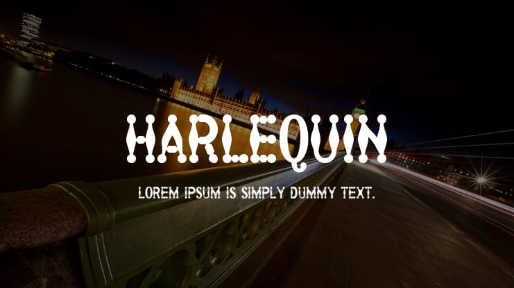 Harlequin Font
