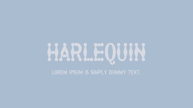 Harlequin Font