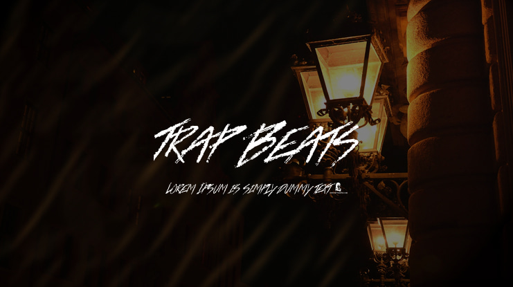 Trap Beats Font