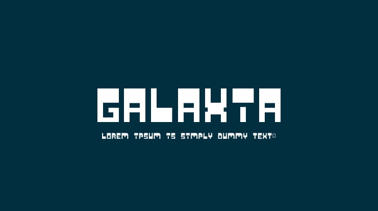Galaxia Font