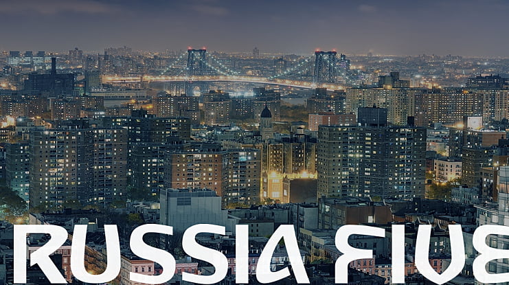 Russia Five Font
