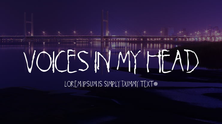Voices in my Head Font