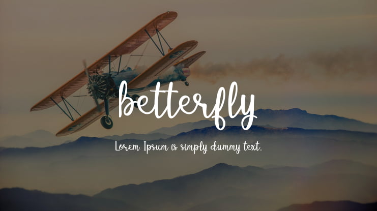betterfly Font Family