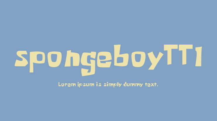 spongeboyTT1 Font