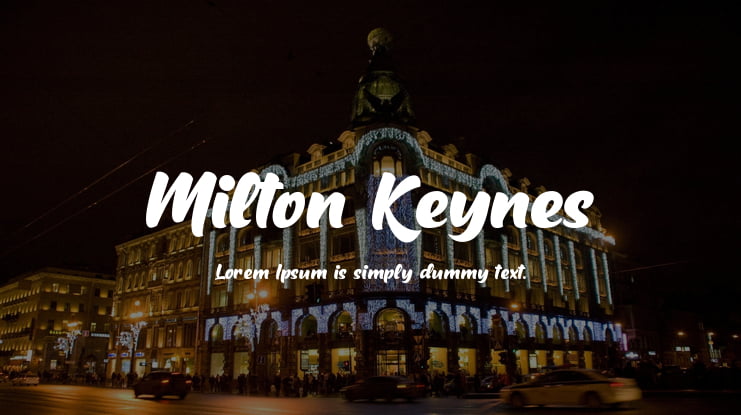 Milton Keynes Font
